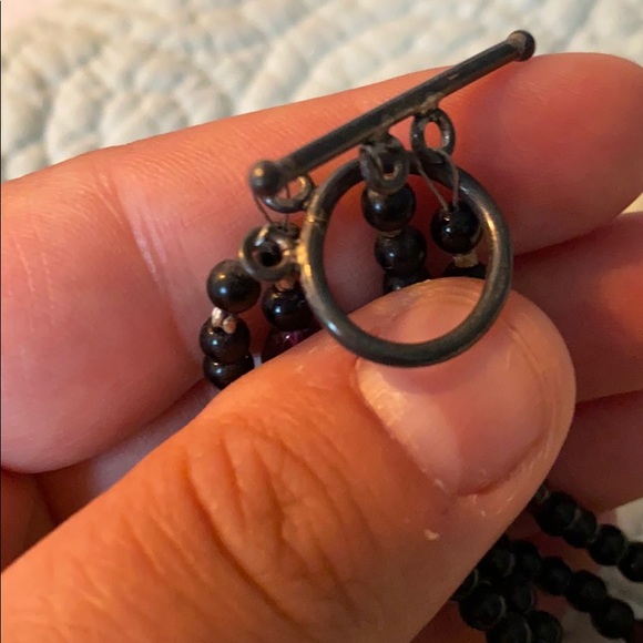 Necklace red/ purple possible garnet stones - Picture 4 of 4